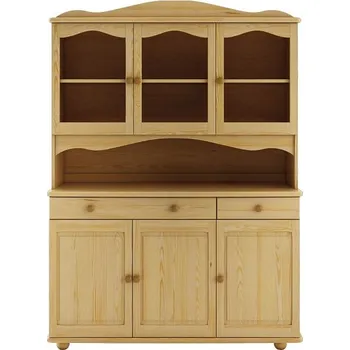 Příborník do zásuvky Kredenc / příborník z masivu borovice KW101 - 133/190/47cm (š/v/h)