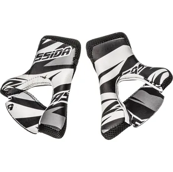 Helma na motorku Lícnice interieru pro přilby cross pro ii, cassida (černá/bílá/šedá, vel. s)