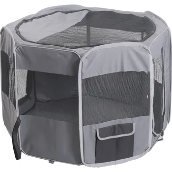klec pro psa Klec pro psa, látková přepravka, výběh, šedá 113cm (CS2)