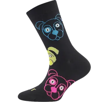 Dětské ponožky Pes černý (Velikost 20-24)