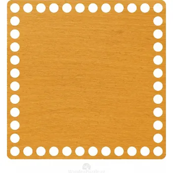WoodenPuzzle.cz Dno na háčkování - čtverec - dubová lazura (různé velikosti) Velikost: 15x15 cm