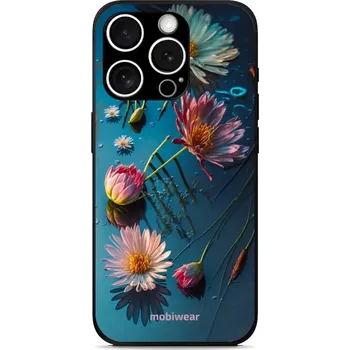 Pouzdro na mobilní telefon Lesklý kryt Mobiwear Glossy - Apple iPhone 15 Pro Max - G013G Květy na hladině (Prémiové lesklé pouzdro, obal, kryt Mobiwear Glossy na mobil Apple iPhone 15 Pro Max - G013G Květy na hladině, materiál Plast + TPU silikon - krytí po všech stranách,)