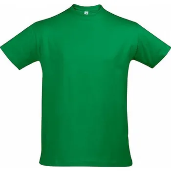 Sol's Pánské bavlněné tričko Imperial vysoká gramáž Barva: zelená výrazná, Velikost: S L190