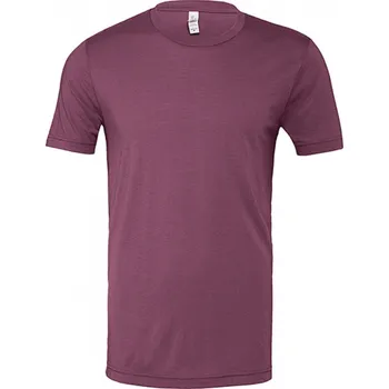 Pánská móda Bella+Canvas Unisex tričko trojsměsové pro melírový efekt Barva: fialová světle, Velikost: XS CV3413