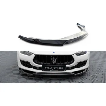 Karosérie Spojler pod nárazník lipa V.2 Maserati Ghibli Mk3 Facelift černý lesklý plast
