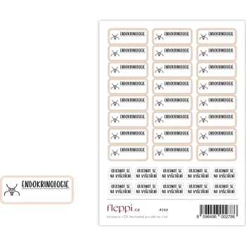 samolepka Fleppi Samolepky Endokrinologie