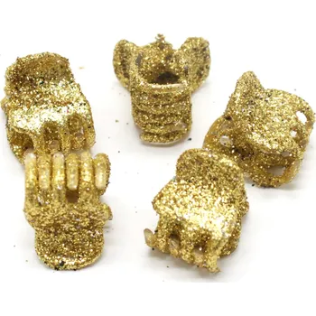 Skřipečky s posypem, 5 ks Barva: zlatá