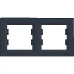 Schneider Asfora dvojitý rám EPH5800271 antracitová