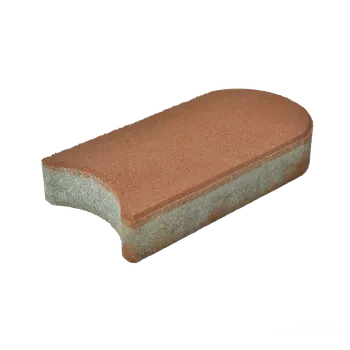 Venkovní dlažba DITON Trávníkový lem Velikost: 22 × 12 × 4, Varianta: Trávníkový lem červený, Povrch: standard