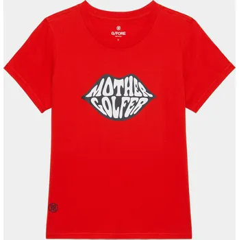 G/FORE W triko Mother Golfer - červené: Dámské XL