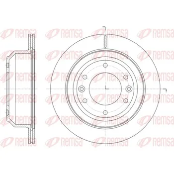 Brzdový kotouč Brzdový kotouč REMSA 61397.10