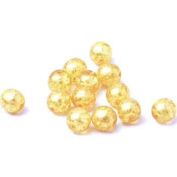 Dětské navlékací korálky CZ Skleněné korálky praskačky 8mm,barva 00030/85501/34302