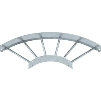 kabelová chránička OBO BETTERMANN Oblouk 90°, pro kabelový žebřík, 110x600, Ocel, St, žárově zinkováno ponorem, DIN EN ISO 1461 typ LB 90 1160 R3 FT 6225152