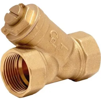 Ochranný vodní filtr Mosazný filtr šikmý Y magnetický (nerezovou vložkou) MOSAZ - 1/2" 15M