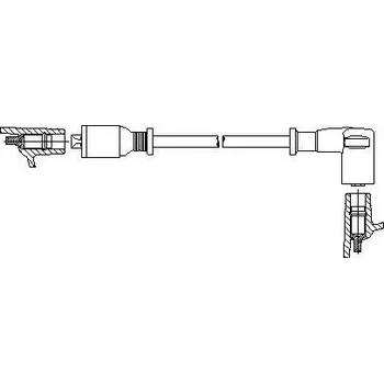 Zapalovací kabel zapalovací kabel, , 7597210, 7605191, BREMI, 729/37