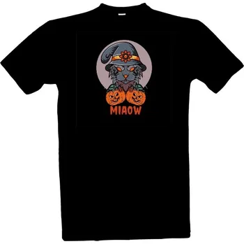 Tričko s potiskem Halloweenská čarodějnice pánské