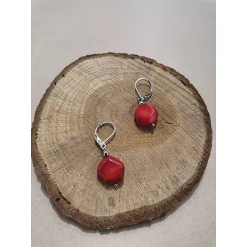 Náušnice Náušnice Korál - Melvys 0001156