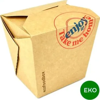 Termobox EKO box na nudle kraft 950 ml, 20 ks v balení