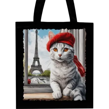 Nákupní taška Nákupní taška unisex s potiskem Cesta do Paříže