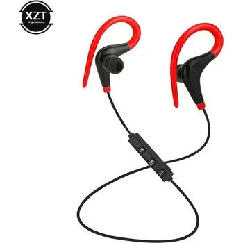 Sluchátka Bluetooth běžecká sluchátka - Červená