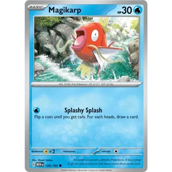 Karetní hra Magikarp 129/165 - Scarlet & Violet 151 Typ karty: Non-Holo