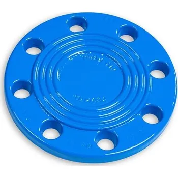 Zaslepovací X příruba DN 100, šedá litina, HECKL