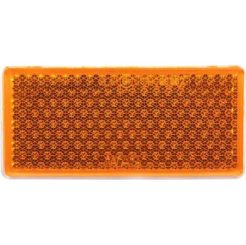 Příslušenství osvětlení automobilu Odrazka oranžová obdélníková 105x48 mm