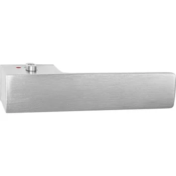 Dveřní kování MP KOVÁNÍ TI - GORDO - RT5 4084 s uzamykáním Provedení: KLIKA/KLIKA WC PRAVÁ, Povrch: OCS - chrom broušený, Typ otvoru: BEZ SPODNÍ ROZETY