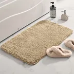 XPOSE® Koupelnová předložka AIRY - béžová 50x80 cm, + Prodloužená možnost vrácení zboží do 50 dnů