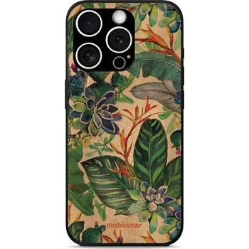 Pouzdro na mobilní telefon Lesklý kryt Mobiwear Glossy - Apple iPhone 15 Pro Max - G036G - Sukulenty (Prémiové lesklé pouzdro, obal, kryt Mobiwear Glossy na mobil Apple iPhone 15 Pro Max - G036G - Sukulenty, materiál Plast + TPU silikon - krytí po všech stranách, neošoupatelný)