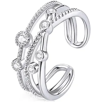 Prsten For Silver Prsten Zářící hvězdy - Stříbro 925