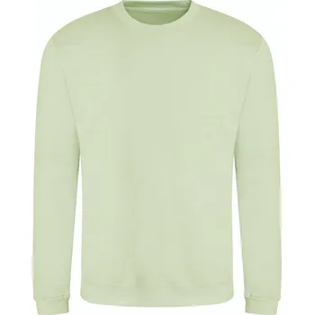 Pánská mikina Měkká bavlněná mikina přes hlavu Just Hoods Barva: zelená pistáciová, Velikost: S JH030