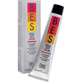 Barva na vlasy BES Regal Soft 60ml - Přeliv bez amoniaku BES Regal Soft: 7.0 Blond - Blond