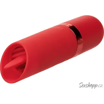 Vibrátor Vibrační stimulátor klitorisu s jazýčkem Kyst Flicker