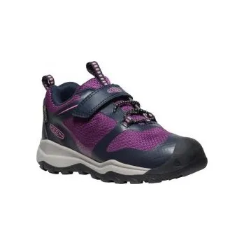 Dívčí obuv KEEN WANDURO LOW WP K sky captain/charisma US 11 / EU 29,0 / UK 10 / 18 cm; Fialová obuv + DÁREK DLE VÝBĚRU!