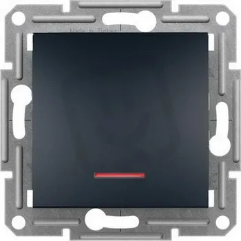 vypínač Asfora Přepínač střídavý orient. kontrolka ř.6So antracit SCHNEIDER EPH1500171 (SCHNEIDER EPH1500171)