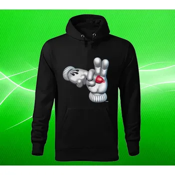 Pánská mikina mikina s kapucí já tě m.... 4XL