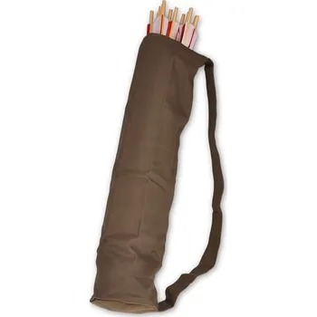 Karnevalový doplněk imago Toulec zádový plátěný, barva černá