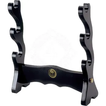 Replika zbraně Windlass Steelcrafts Stolní stojan na tři samurajské meče