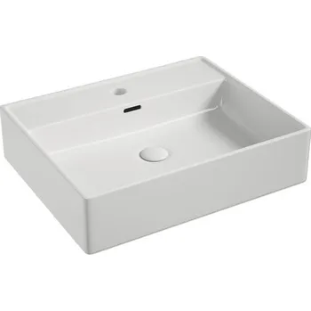 Umyvadlo form & style Makira 55 x 44 cm lesklá bílá