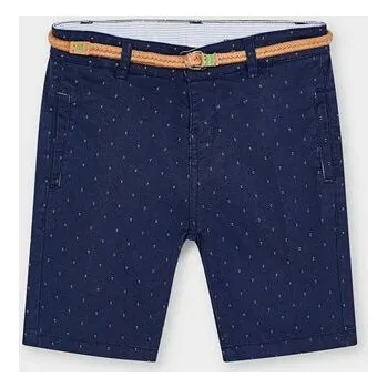 Chlapecké kraťasy dětské potištěné šortky s páskem Mayoral 3243 velikost 128