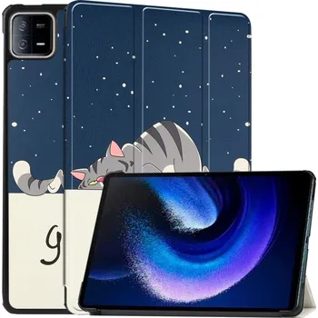 Příslušenství pro tablet Print chytré zavírací pouzdro na Xiaomi Pad 6 - kočka