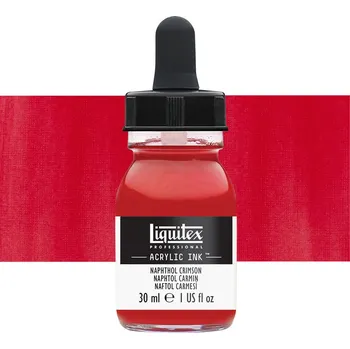 Výtvarná barva Akrylový inkoust Liquitex 30ml - Naphtol Crimson