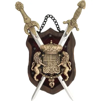 Denix Dekorativní nástěnný štít zdobený lvy