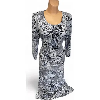 Dámské šaty Šaty MACERA, Barva Bílá, Velikost XXL 48, Materiál 98% Polyester 2% Lycra