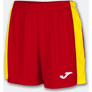Dámské kraťasy Dámské/Dívčí sportovní šortky JOMA MAXI SHORT RED YELLOW Velikost: XXL, Barva: RED-YELLOW