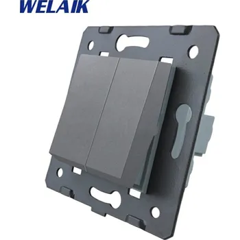 vypínač WELAIK vypínač mechanický dvojitý ř.5 - tmavě šedý