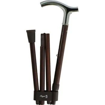 Vycházková hůl skládací Fayet Derby postříbřená (89-99 cm)