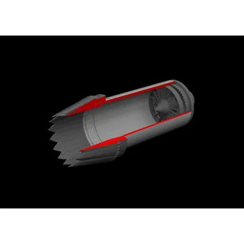 Plastikový model BRASSIN 1/72 F-35A exhaust nozzle PRINT (TAM)
