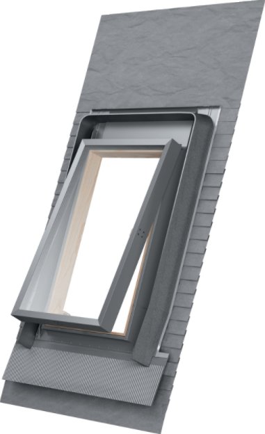 Lucarne Velux VLT 1000 Bois Pin 45x73 Cm - Pour Combles Non Habitables, Double Vitrage, étanche